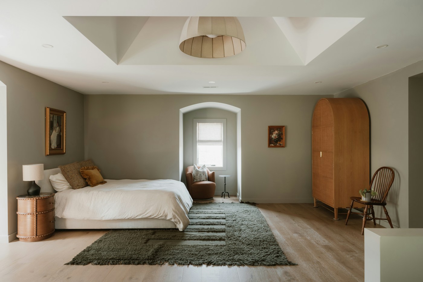 Soft bedroom palette
